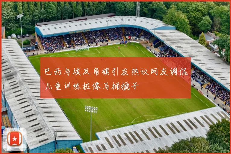 巴西与埃及角旗引发热议网友调侃儿童训练桩像马桶搋子